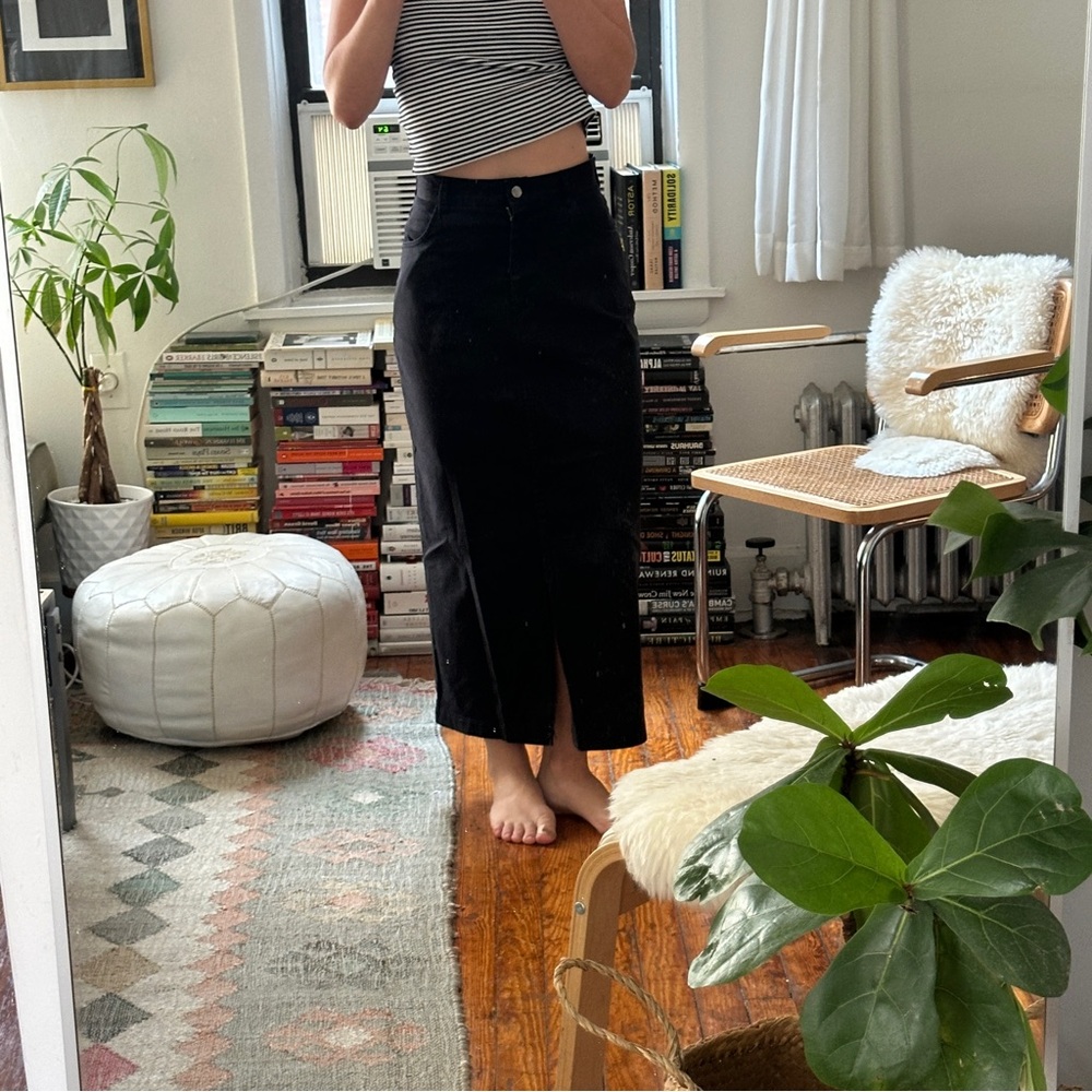 Loup Classic Black Maxi Skirt